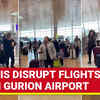 Article image for: Chaos at <i class="tbold">ben gurion airport</i> After Houthi Missile Attack
