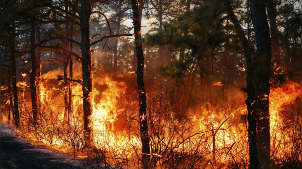 Firefighters battle Table Rock fire in South Carolina