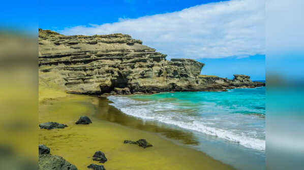 Papakōlea Beach, Hawaii, USA