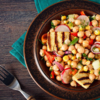 Chickpea and tofu salad