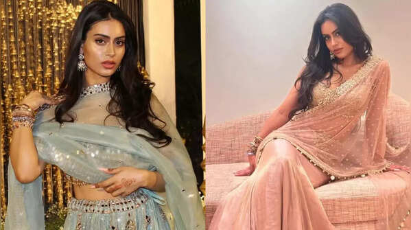 Nysa Devgan’s wedding wardrobe: Perfect blend of glamour and tradition
