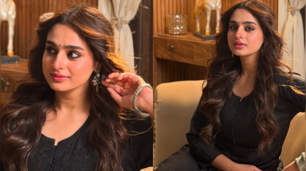 Enchanting in a Black Salwar Suit