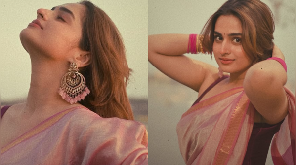 Pretty in Pink Silk Saree