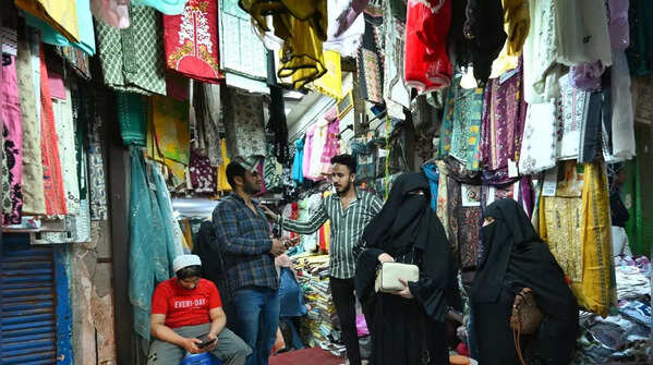 Festive shopping frenzy