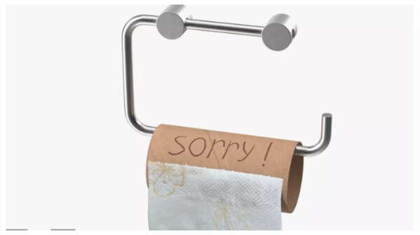 Toilet paper message