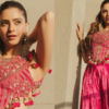 Aamna Sharif in Bright Pink