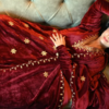 Adaa Khan in Deep Red