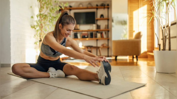 Few minutes of gentle stretching is enough to keep you active