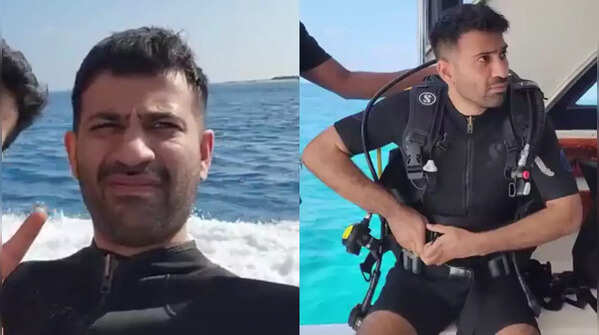 Aaryaman in his Maldives trip