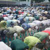 Mass Eid prayer at unit 4 Mosque