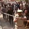Police 'lathicharge'