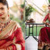 Red Tissue Zardosi Saree