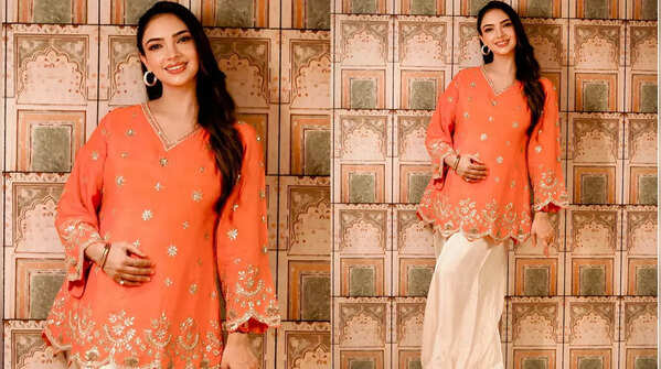 Radiant in Orange and Gold
