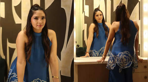 Chic in Blue Rose Co-ord