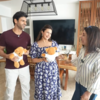 Article image for: From Vivek Dahiya slyly asking for a movie break to Farah Khan calling Divyanka Tripathi perfect heroine for Sooraj Barjatiya's films; A look at their candid chat over <i class="tbold">khow suey</i>