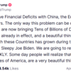 'Some day people will realize that Tariffs, for the United States of America, are a very beautiful thing,' Trump posts on Truth Social