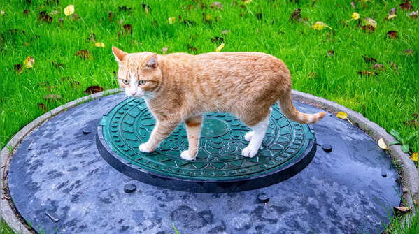 Round manhole covers are easier to maintain