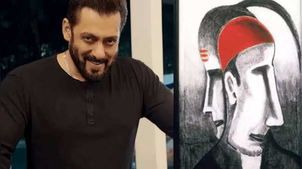 Salman loves painting