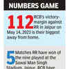 RCB vs RR Live Score: Crunching numbers