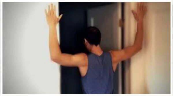 Doorway chest stretch