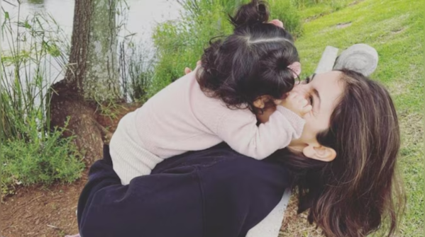 Anushka’s mini comedian at home
