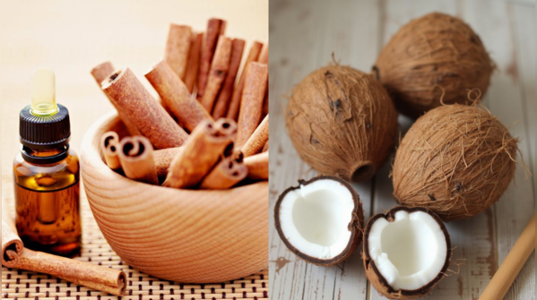 Hair growth and strength: Cinnamon and coconut oil
