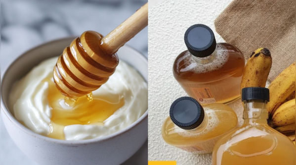 For damaged hair: Honey, avocado, yoghurt, bananas, apple cider vinegar, and brown sugar