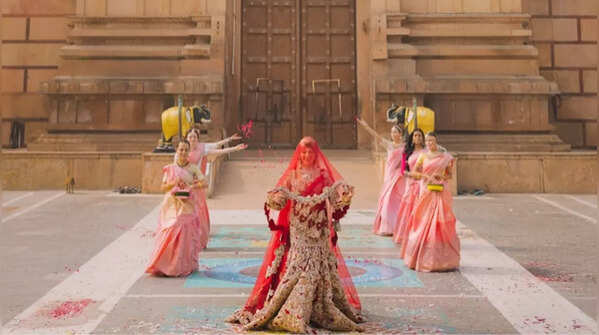 A bridal look inspired by Radha Rani