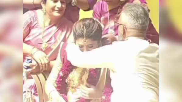 Emotional wedding moments