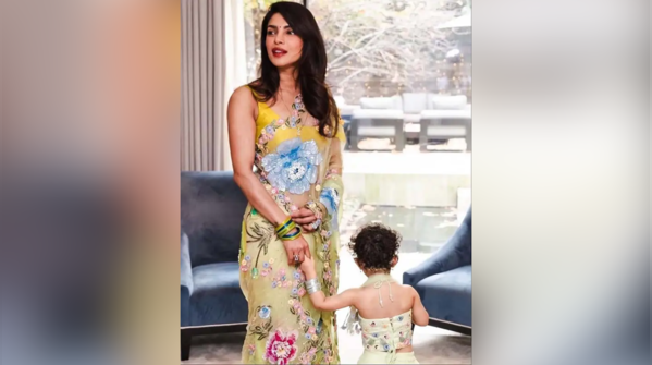 Priyanka Chopra's lime saree is haldi function goals