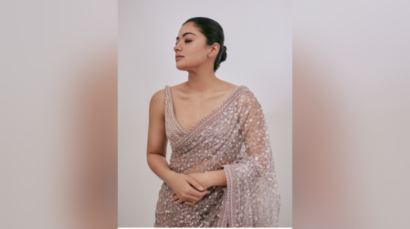 Rashmika Mandanna makes bridesmaid fashion blush