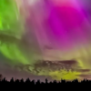 Auroral veils over tampere
