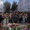 Article image for: Mourners Pay Tribute to Olena Kohut in <i class="tbold">sumy</i> After Palm Sunday Attack