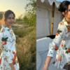 Katrina Kaif’s floral shirt dress