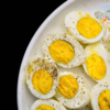 Boiled eggs and crackers