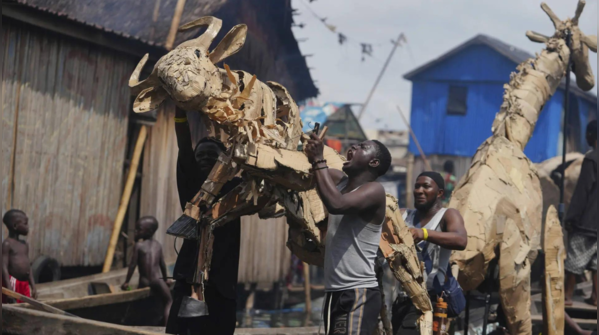 Makoko's floating message: A cry for climate action