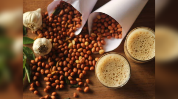 Dry-roasted peanuts or almonds