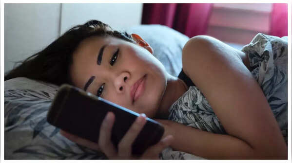Mindlessly scrolling through your phone when you wake up