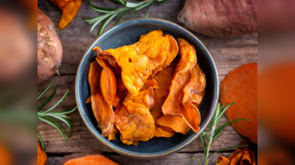 Sweet potato chips