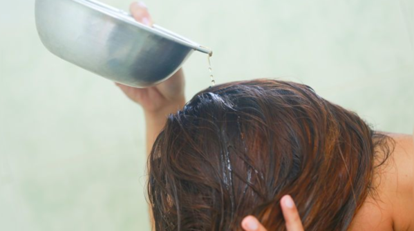 Coffee hair rinsing