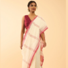 Off-white Bengal cotton jamdani