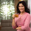 Drink caffeinated tea or coffee 