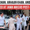 Article image for: Arbaaz, Arhaan & <i class="tbold">mc stan</i> Seen at Jama Masjid After Namaz
