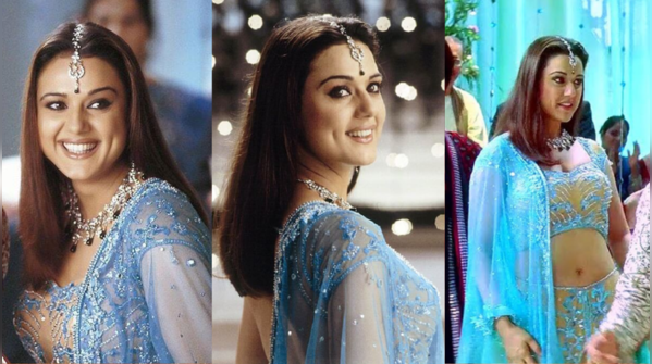 Preity Zinta’s blue lehenga from ‘Kal Ho Na Ho’
