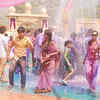 Article image for: TV stars @ <i class="tbold">holi bash</i>