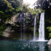 Arvalem Caves and waterfall