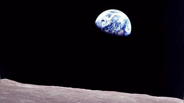 Earthrise from Apollo 8