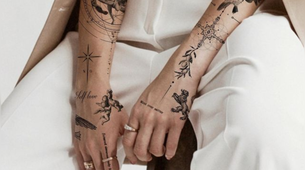 Hand tattoos
