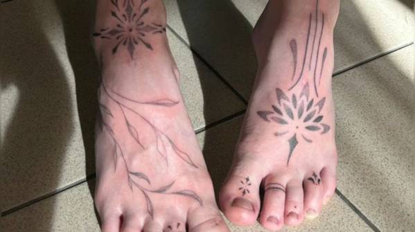Feet tattoos
