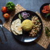 Kachumber & khichdi combo thali